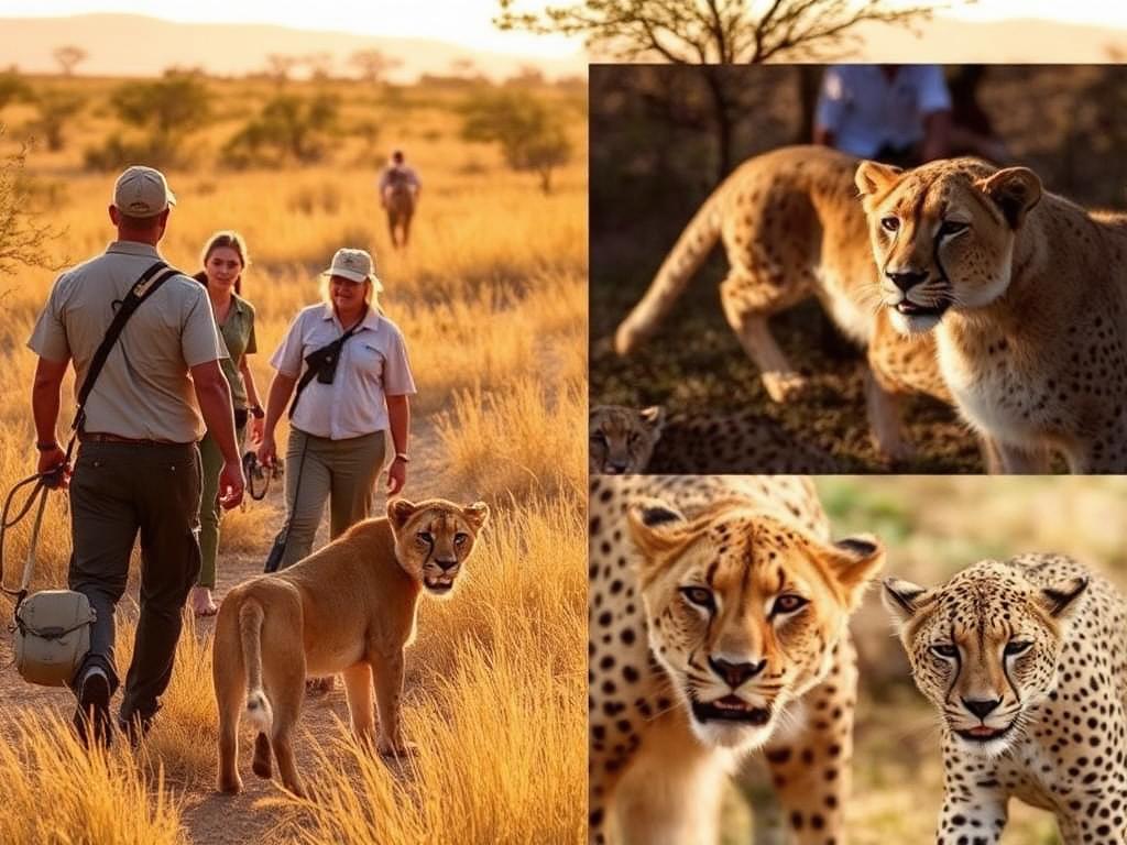 Day Package at Ukutula combining Enrichment Walk With Lions and Guided Predator Tour